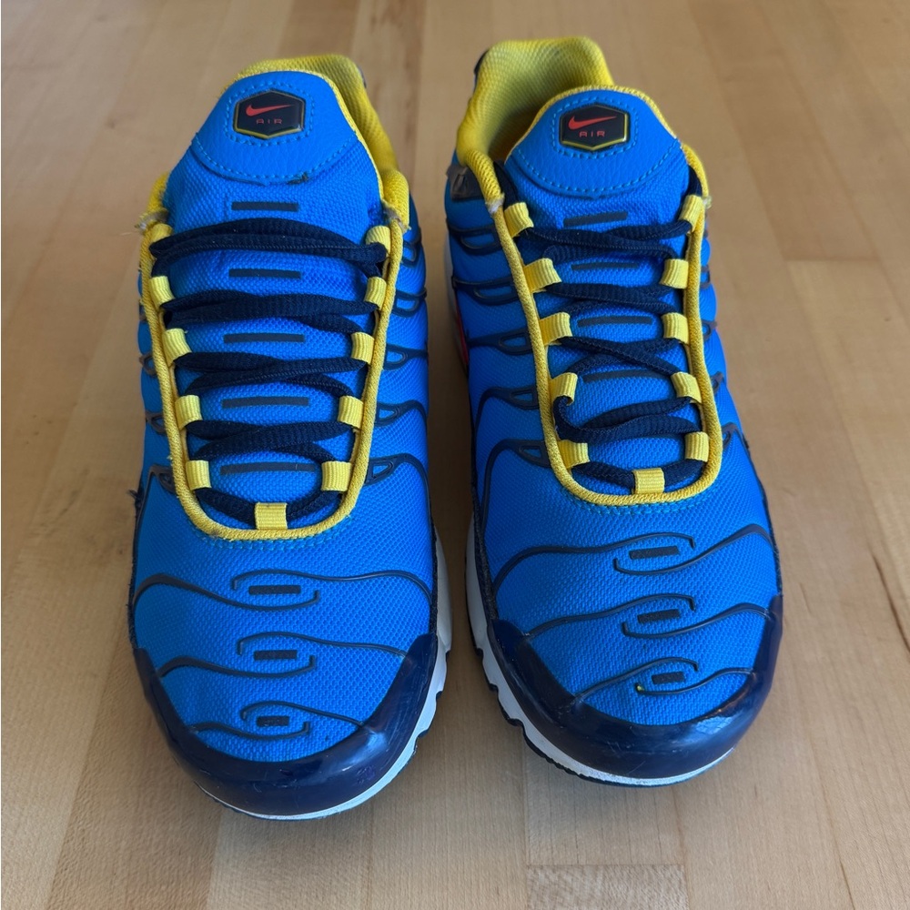 Nike Air Max Plus GS CI5676-400 Photo Blue White Crimson Sneakers size 7Y W 8.5 - Picture 3 of 10